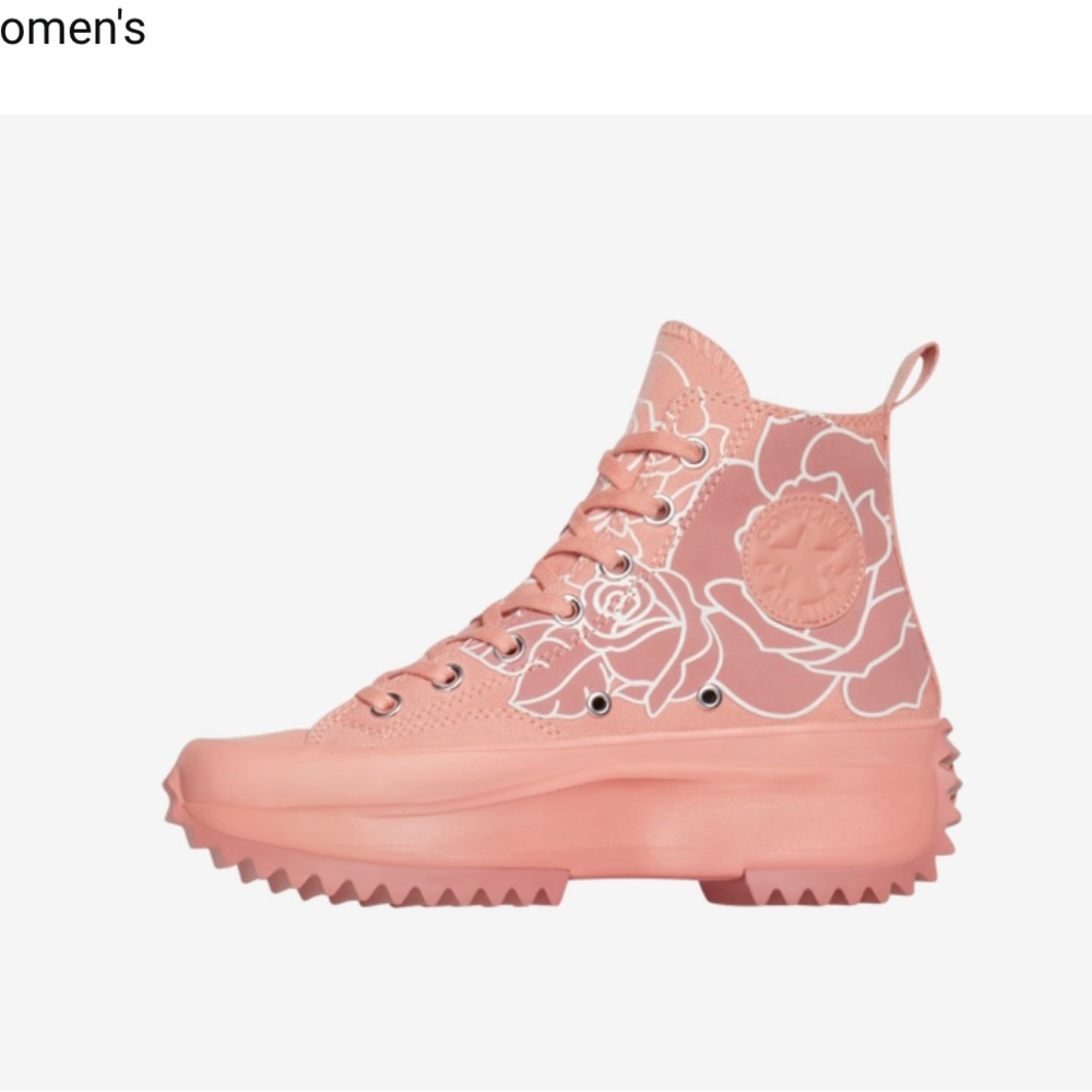 Converse Run Star Hike Platform High Top Pink Quartz. size 8.5 women